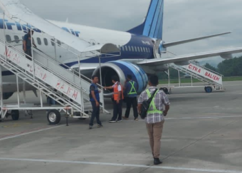 Kepolisian Resor Yahukimo Tangkap Tujuh Pelaku Penembakan Pesawat Trigana Air di Bandara Nop Goliat Dekai 