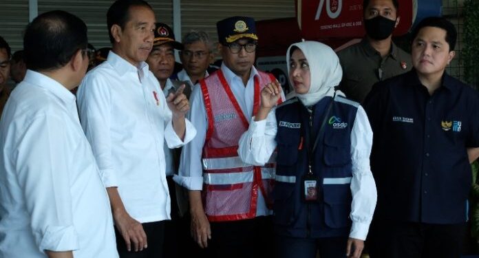 Presiden Jokowi Cek Persiapan Mudik Lebaran 2023 di Pelabuhan Merak