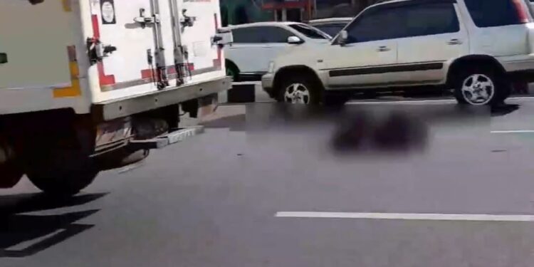 Kecelakaan di Jelupang, Pengendara Motor Tewas