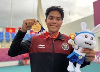 Petenis Indonesia Muhammad Rifqi Fitriadi