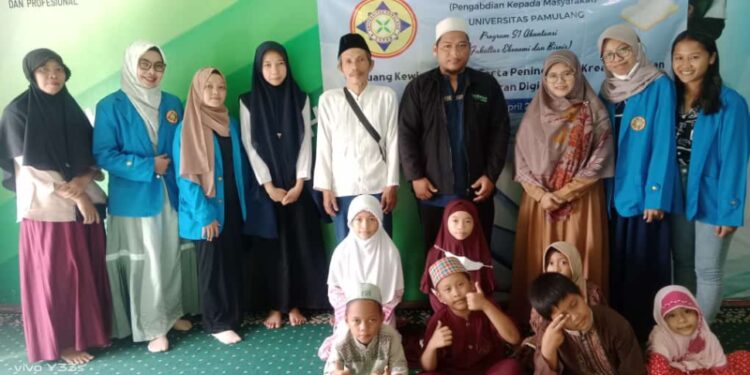 Mahasiswa Prodi Akuntansi Unpam Gelar Pelatihan Kewirausahaan dan Pemasaran Digital