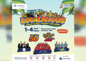 50 Kuliner Legendaris dan 3 Pengisi Acara Ternama Siap Ramaikan HUT ke-34 FIFGROUP