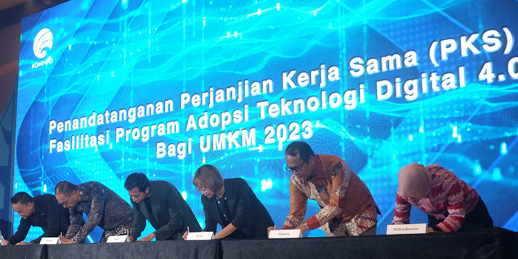Tingkatkan Adopsi Teknologi Digital bagi Pelaku UMKM, FINATRA Jalin Kolaborasi dengan Kominfo