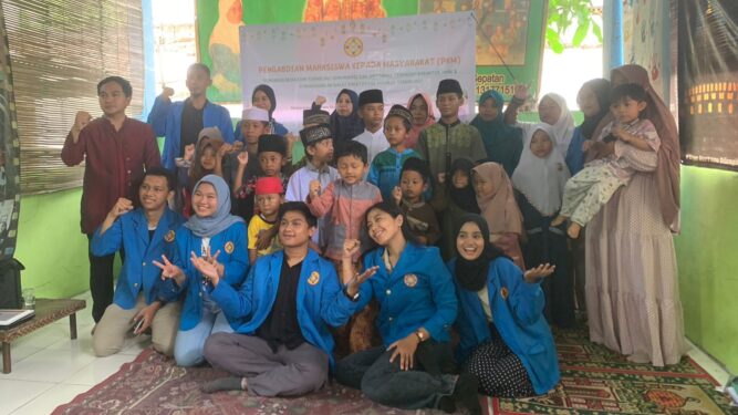 Mahasiswa UNPAM Gelar Pengabdian Kepada Masyarakat di Panti Asuhan Lksa Al-Izan’ni