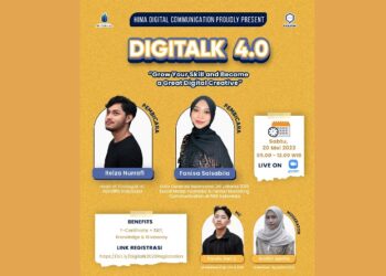 Himpunan Mahasiswa Digital Communication UMB Gelar Webinar Inspiratif Digitalk 4.0