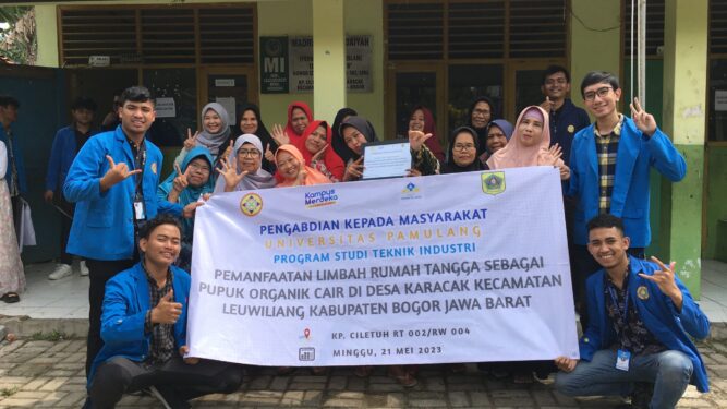 PKM Unpam: Pemanfaatan Limbah Rumah Tangga sebagai Pupuk Organik Cair