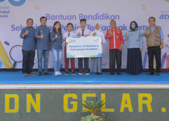 Asuransi Astra Bangun Gedung Sekolah Tahan Gempa untuk SDN Gelar 1 Cianjur