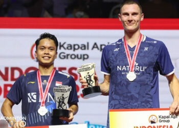 Dikalahkan Axelsen di Final Indonesia Open 2023, Anthony Ginting Tetap Bersyukur