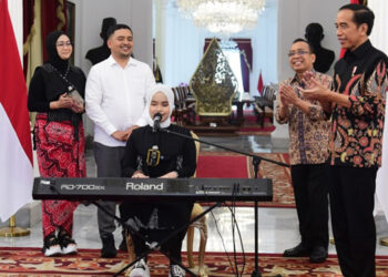 Bertemu Putri Ariani, Presiden Dorong Generasi Muda Pede Tampilkan Bakat