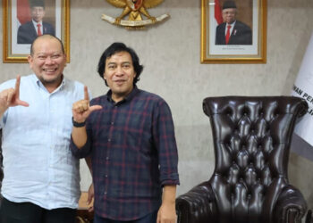 Sowan LaNyalla untuk Maju Calon DPD, Komedian Komeng: Ternyata DPD RI Ada Juga Suaranya