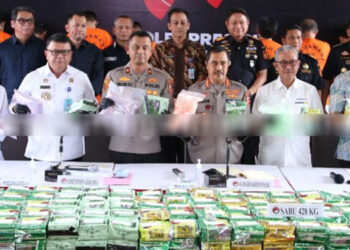 Ungkap Peredaran 428 Kg Sabu dan 162 Ribu Butir Ekstasi, Polri Amankan 13 Orang