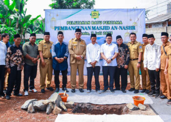 Peletakkan Batu Pertama, Benyamin Harap Masjid An-Nashr Jadi Pusat Pertumbuhan Kegiatan Keagamaan