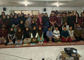 Hima Sasing Unpam Latih Anak-anak di Panti Asuhan Al Mubarokkah Bicara Bahasa Inggris