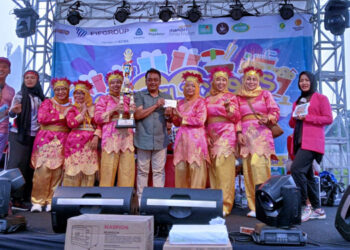 Tim Glowing Juarai Lomba Senam Kreasi di Tangselicious 2023