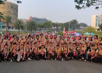 Pramuka Kwartir Pondok Aren Ikut Meriahkan Parade Budaya 2023
