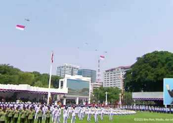 Keren, Atraksi Pesawat Tempur dan Helikopter Warnai Kemeriahan HUT RI