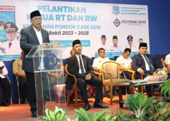 Hadiri Penetapan Ketua RT RW, Benyamin: Mereka Jembatan antara Masyarakat dengan Pemerintah