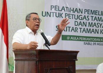 Jaga Keindahan Kota, Benyamin Buka Pelatihan untuk Petugas Pemeliharaan Taman
