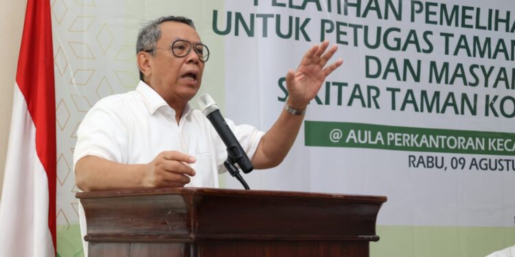 Jaga Keindahan Kota, Benyamin Buka Pelatihan untuk Petugas Pemeliharaan Taman