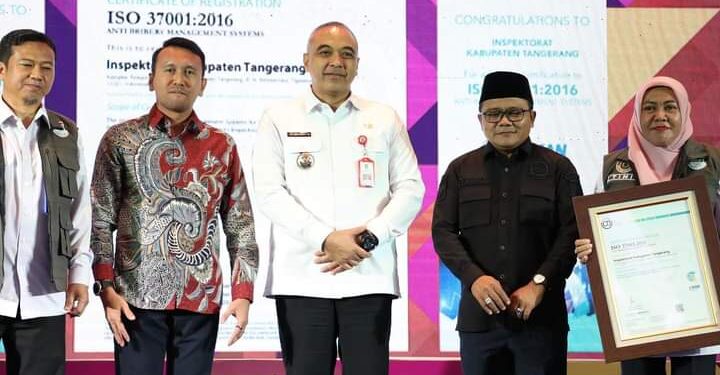 Pemkab Tangerang Raih Sertifikat ISO 37001:2016 Dalam Talkshow SMAP