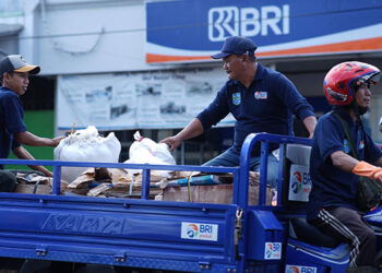 Gerakan Anti Sampah di Pasar Banjar Jawa Barat, BRI Peduli Bantu Kurangi Limbah Pasar 1.500 Kg/Bulan