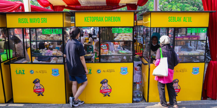 LAZ Al-Aqsha Beri 1.000 Gerobak untuk Bantu UMKM Tangsel, Pilar Kagum dan Mengapresiasi
