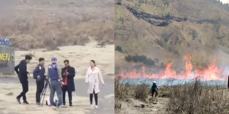 Satu Orang Ditetapkan Tersangka dalam Kasus Kebakaran Bukit Teletubbies Bromo