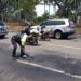 Insiden Tabrakan Dua Pemotor di Serpong, Satu Motor Terbakar