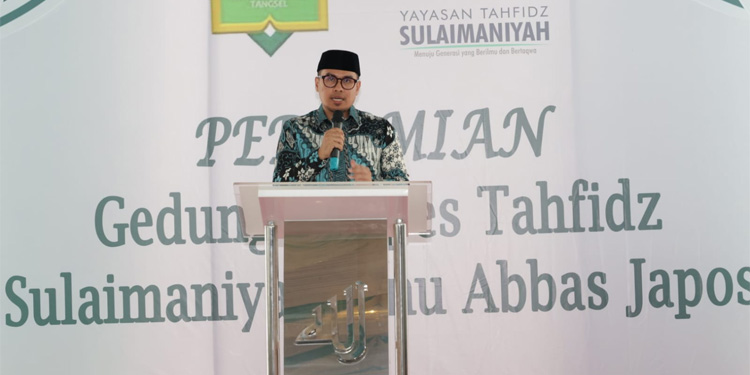 Pilar di Peresmian Ponpes Tahfidz Sulaimaniyah Ibnu Abbas Japos: Ini Sebagai Landasan Moral Anak
