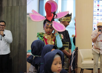 Sambut Anak-Anak TK Insan Cendekia Madani, Pilar Suguhi Kesenian dan Makanan Khas Tangsel