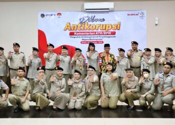 Deklarasi Antikorupsi Kementerian ATR/BPN Raih Rekor MURI, Kantah Tangsel: Seluruh Pegawai Ikut Serta