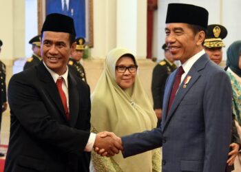 Presiden Jokowi Lantik Andi Amran Sulaiman sebagai Menteri Pertanian
