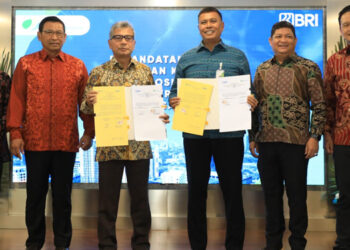 BRI dan BPJS Ketenagakerjaan Kolaborasi Layanan Single Bank Kustodian dan Perlindungan bagi Penerima KUR