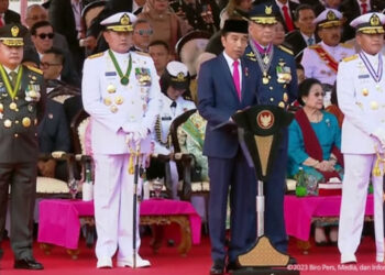 Di HUT ke-78 TNI, Jokowi Minta Tentara Nasional Indonesia Jaga Kedamaian di Tahun Politik