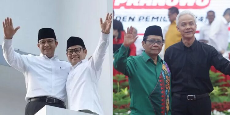 Pasangan Anies-Cak Imin dan Ganjar-Mahfud Daftar ke KPU Hari Ini