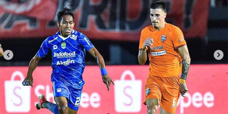 Hasil Liga 1: Persib Imbangi Borneo di Menit Akhir