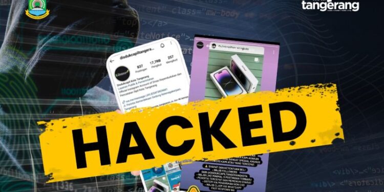 Akun Instagram Disdukcapil Kota Tangerang Diretas, Tawarkan Giveaway Ponsel Murah