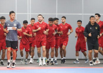 Hujan Deras Batalkan Latihan Resmi Timnas, Shin Tae-yong Siapkan Rencana Cadangan