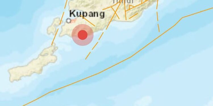 Kamis Pagi, Gempa 6,6 Magitude Guncang Kota Kupang