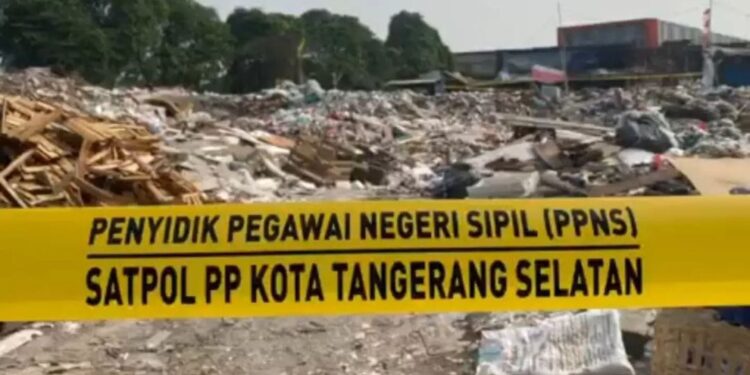 Setelah Sanksi Administratif, Satpol PP Tangsel Akan Pidanakan TPA Ilegal di Pondok Ranji