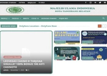 Situs Web MUI Tangsel Sempat Diretas Jadi Promosi Konten Judi dan Pornografi