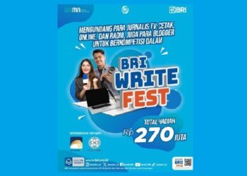 BRI Write Fest Digelar! Kompetisi Berhadiah Ratusan Juta hingga Berpeluang Dapat Beasiswa S2