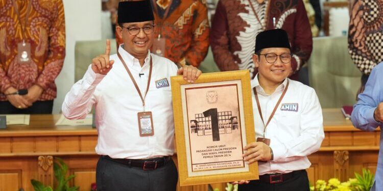 Anies Baswedan dan Muhaimin Iskandar