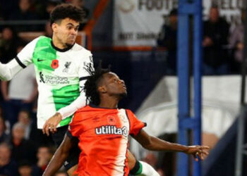 Hasil Liga Inggris: Luton Town vs Liverpool Imbang 1-1
