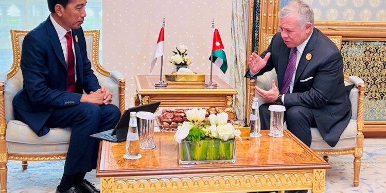 Bertemu Raja Yordania, Presiden Jokowi: Posisi Indonesia dan Yordania Sama Soal Palestina