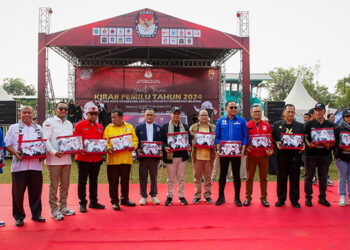 Di Kirab Pemilu 2024, Pilar Ajak Seluruh Pihak Ciptakan Pemilu yang Aman, Damai dan Bermartabat