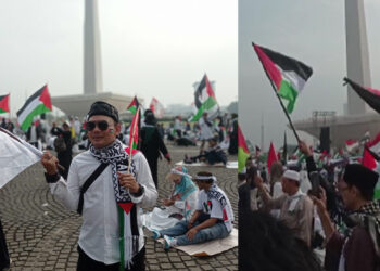 Munajat Kubro 212 Dibanjiri Lautan Manusia, Peserta Doakan Terwujudnya Kemerdekaan Palestina