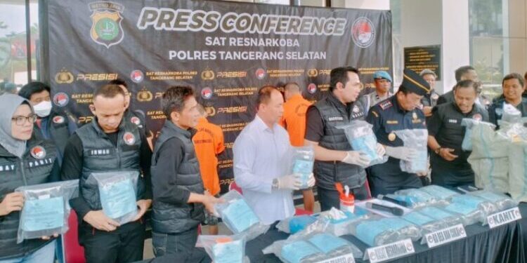 Resnarkoba Tangsel Amankan 27,3 Kg Ganja Buat Pesta Tahun Baru