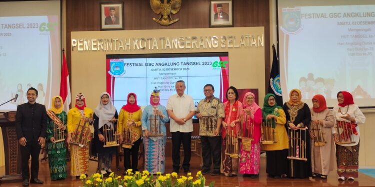 Dalam Rangka HUT Kota Tangsel ke-15, Giri Swara Gelar Festival Angklung Tangsel 2023