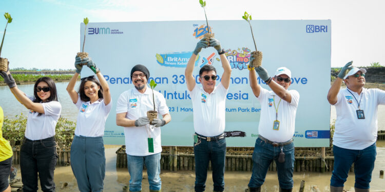 Terapkan Prinsip ESG, BRImo FSTVL Gandeng BenihBaik Tanam 33 Ribu Pohon Mangrove